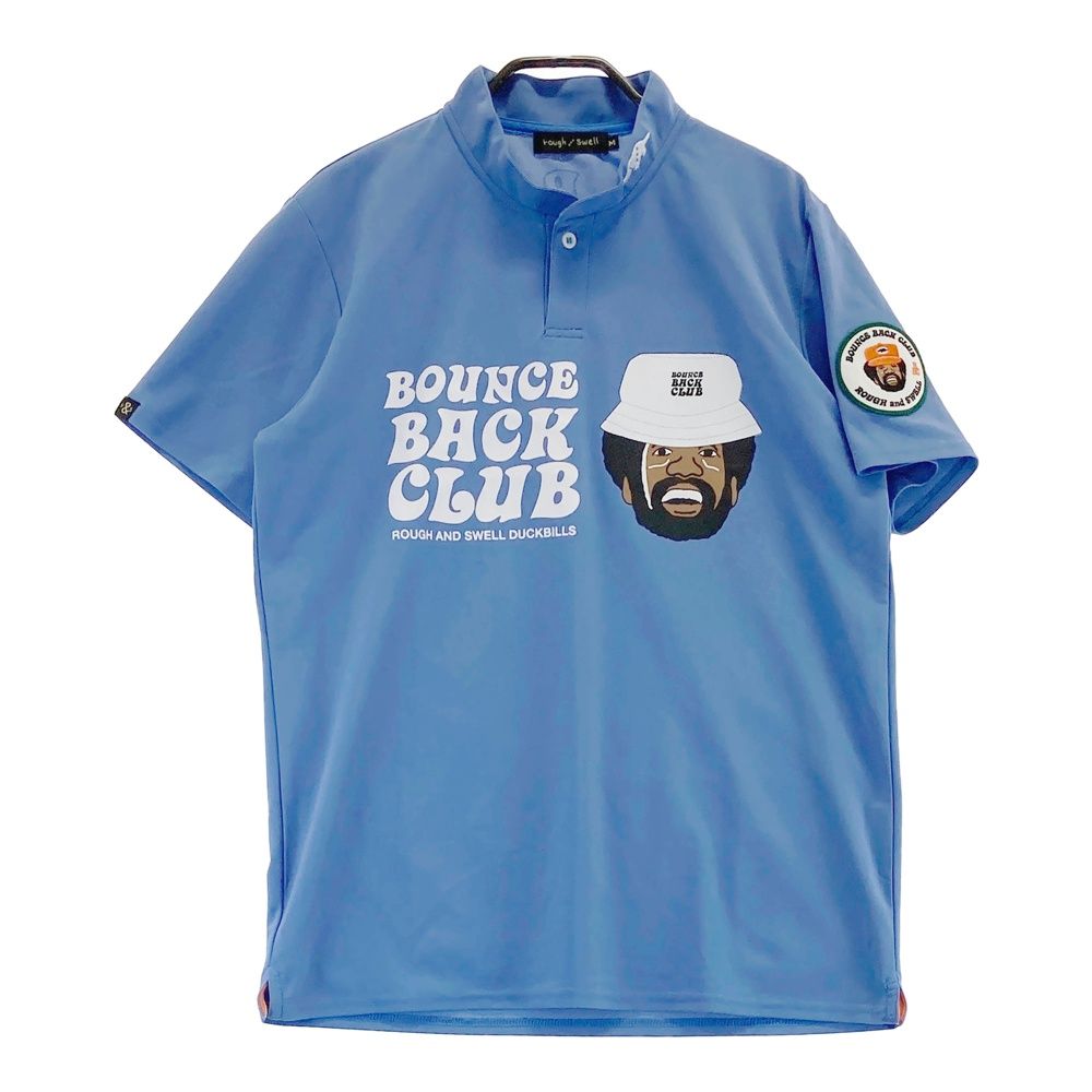 サイズ M ROUGH-SWELL ラフアンドスウェル モデル 半袖Tシャツ カモノハシ ブルー系 240101541946 ゴルフウェア メンズ ストスト