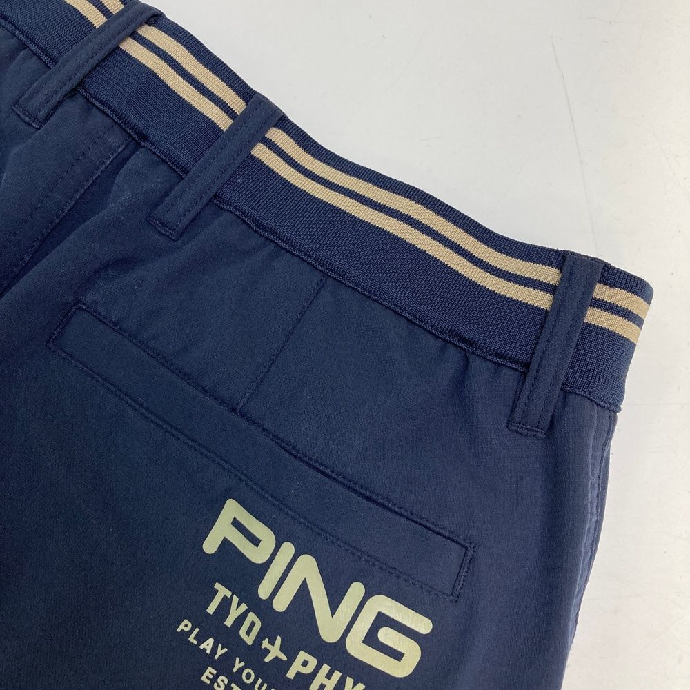 サイズ：m PING ピン 2025年モデル ハーフパンツ ネイビー系