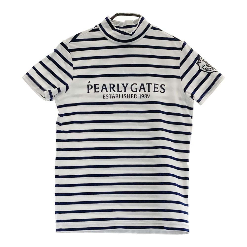 サイズ：1 PEARLY GATES パーリーゲイツ ハイネック 半袖Tシャツ