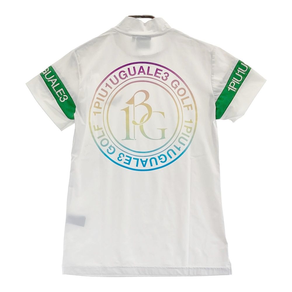 サイズ 2 1PIU1UGUALE3 GOLF GST217 モックネック 半袖Tシャツ ホワイト系 240101545254 ゴルフウェア レディース ストスト