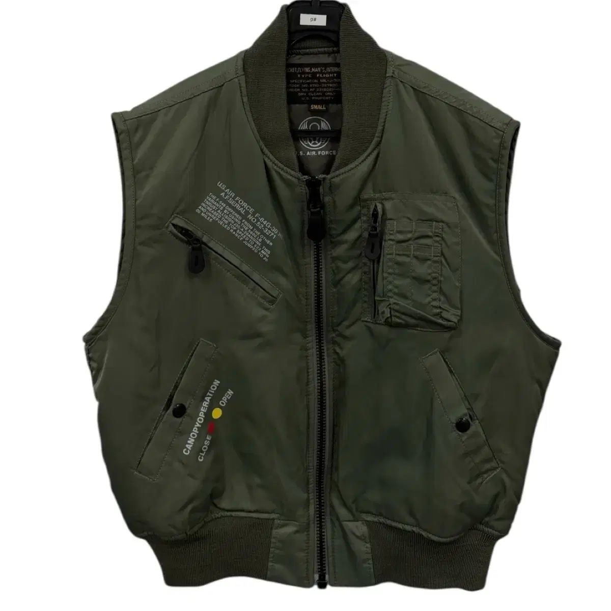 U S AIR FORCE パイロットジャンパー ベストs