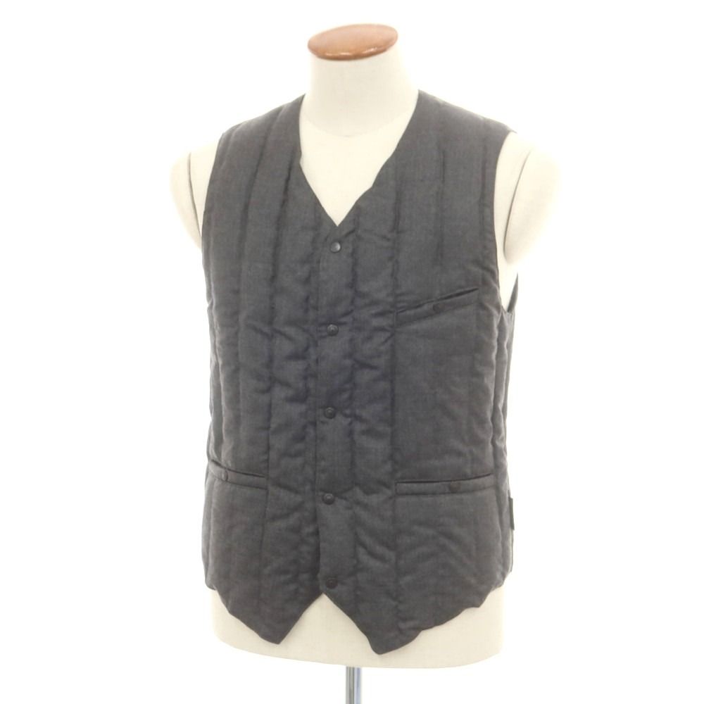 ロッキーマウンテンフェザーベッド Rocky Mountain FeatherBed ウール ダウンベスト ジレ グレー サイズ38 メンズ