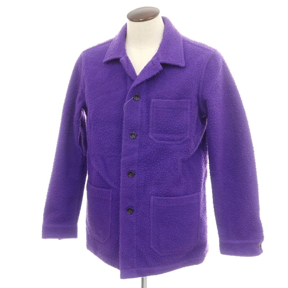 シャトールフセン Chato Lufsen ウール系 ピリング加工 カバーオール パープル サイズ表記なし Ｌ位 メンズ