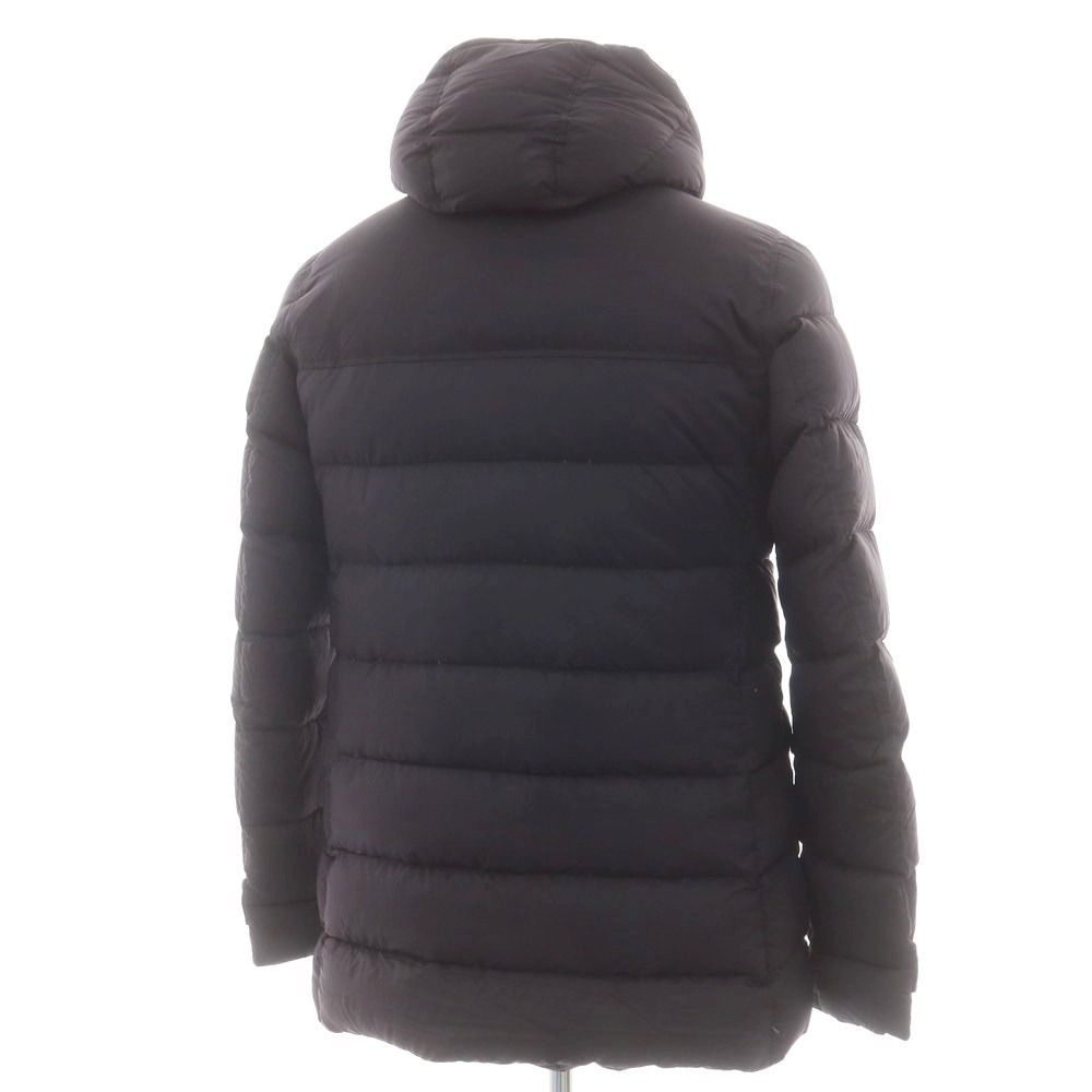 ヘルノ Herno ナイロン ダウンダッフルコート ブラック【サイズ48