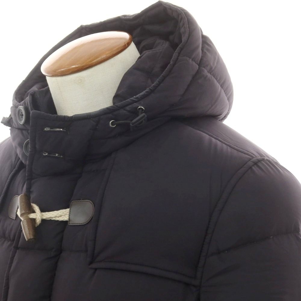 ヘルノ Herno ナイロン ダウンダッフルコート ブラック【サイズ48