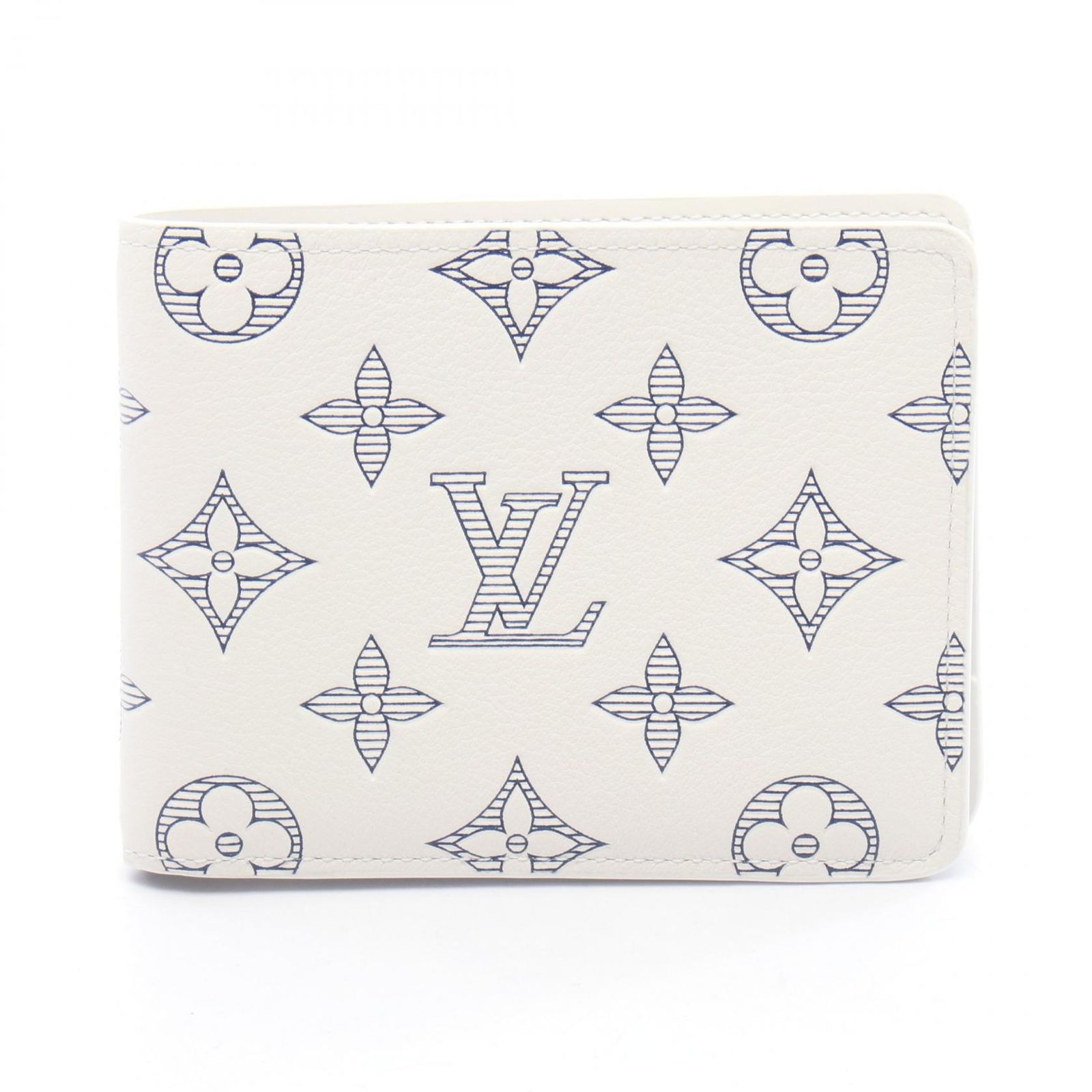 ルイ ヴィトン LOUIS VUITTON 二つ折り財布 ポルトフォイユ ミュルティプル M83380 ブロン レザー ポルトフォイユ ミュルティプル メンズ