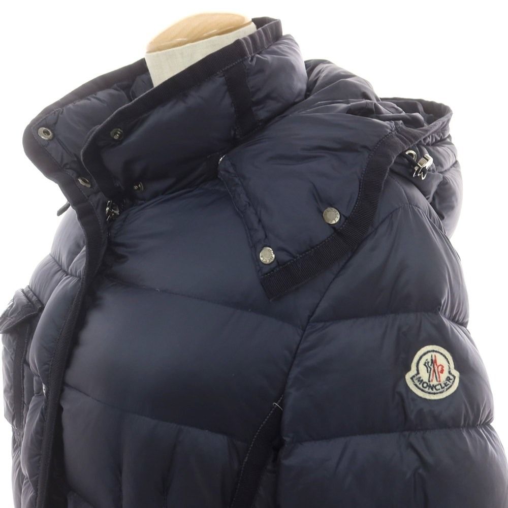 モンクレール MONCLER ナイロン ダウンコート ネイビー サイズ1 レディース