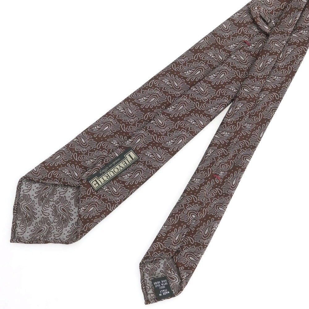 中古】タイユアタイ TIE YOUR TIE セッテピエゲ シルク ペイズリー柄