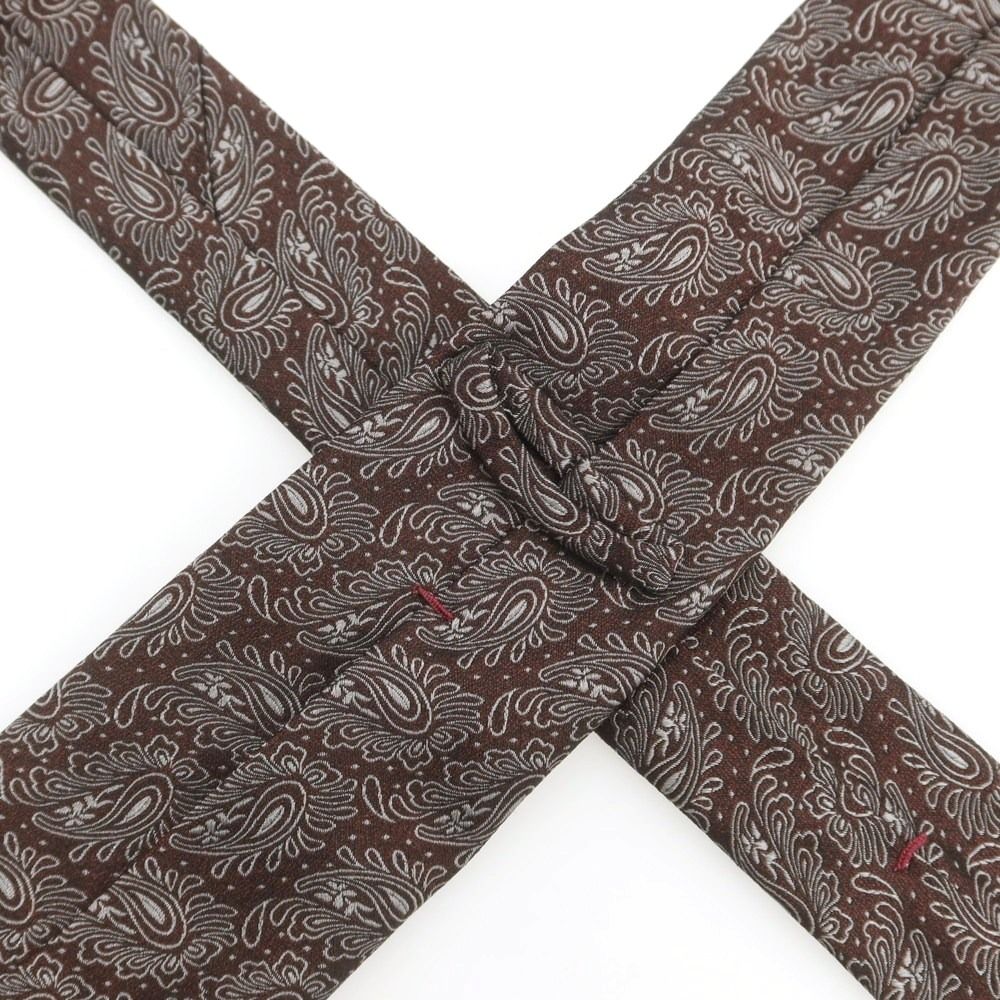中古】タイユアタイ TIE YOUR TIE セッテピエゲ シルク ペイズリー柄