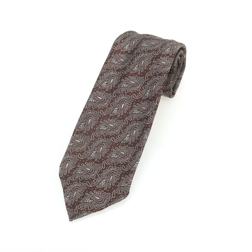 中古】タイユアタイ TIE YOUR TIE セッテピエゲ シルク ペイズリー柄