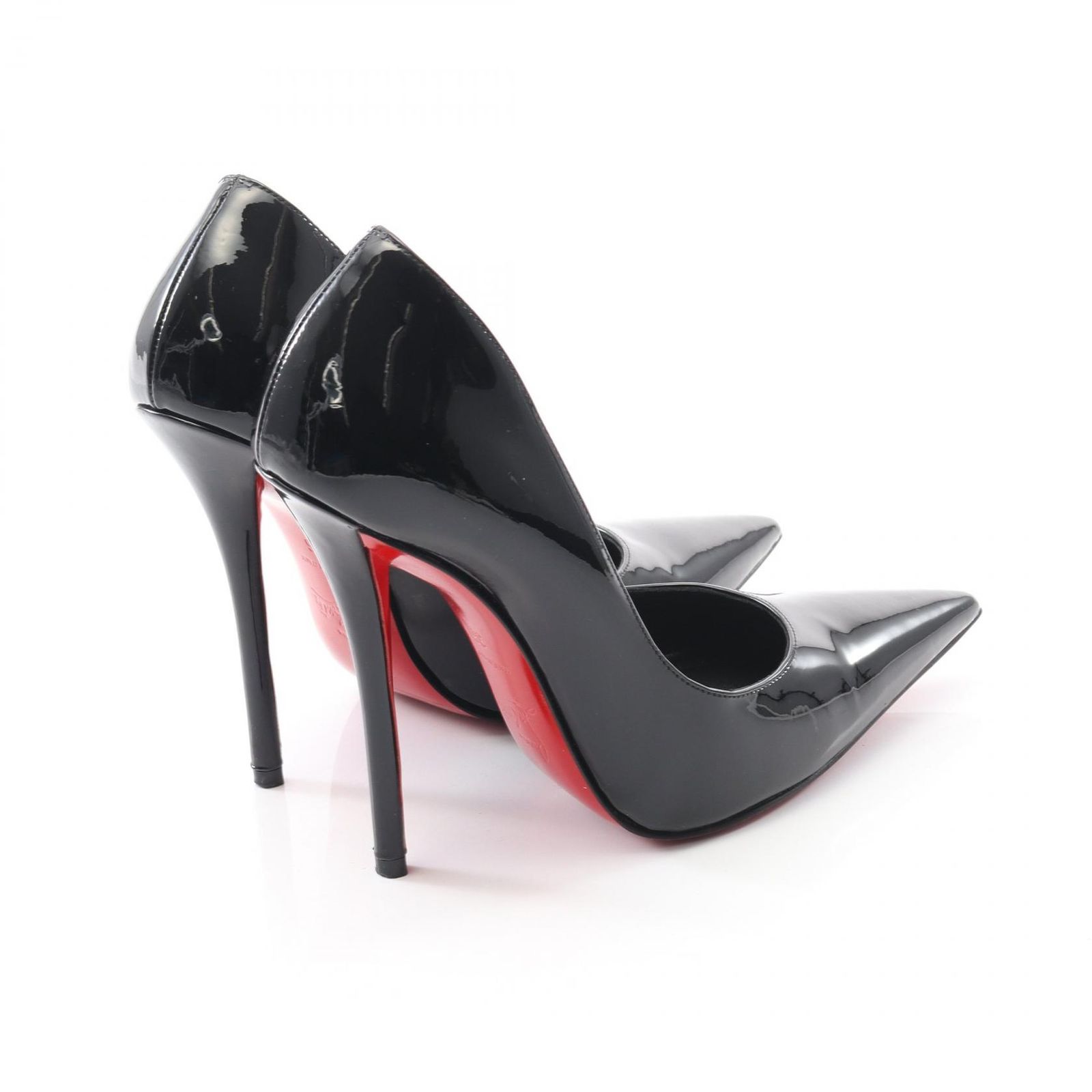 クリスチャンルブタン Christian Louboutin パンプス ブラック パテントレザー レディース A