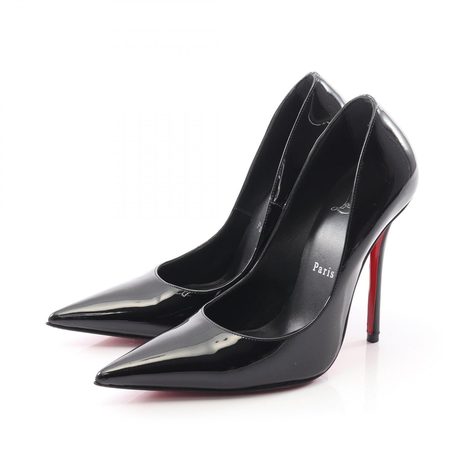 クリスチャンルブタン Christian Louboutin パンプス ブラック パテントレザー パンプス レディース Used A