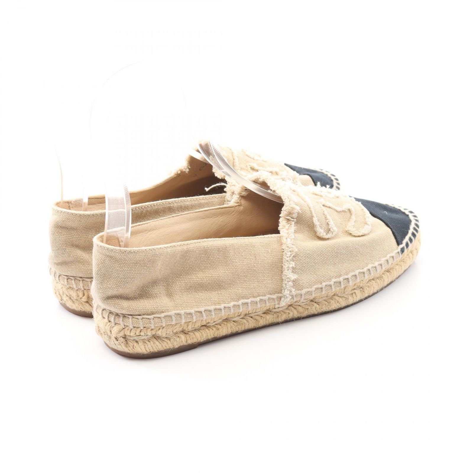 シャネル CHANEL ココマーク G29762 キャンバス エスパドリーユ レディース Used B