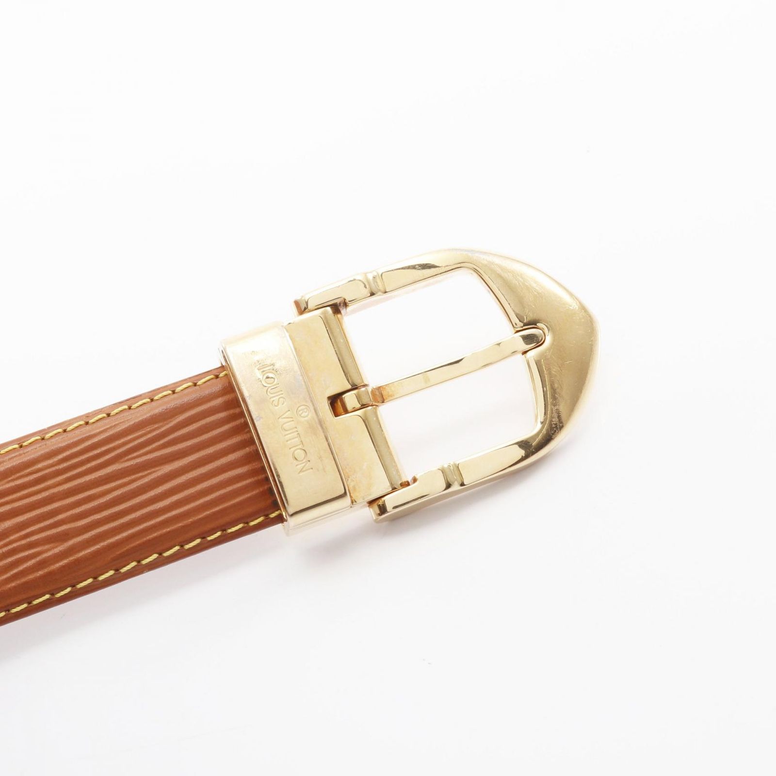 ルイ ヴィトン LOUIS VUITTON ベルト サンチュール クラシック エピ ジパングゴールド R15008 レザー ベルト レディース Used B