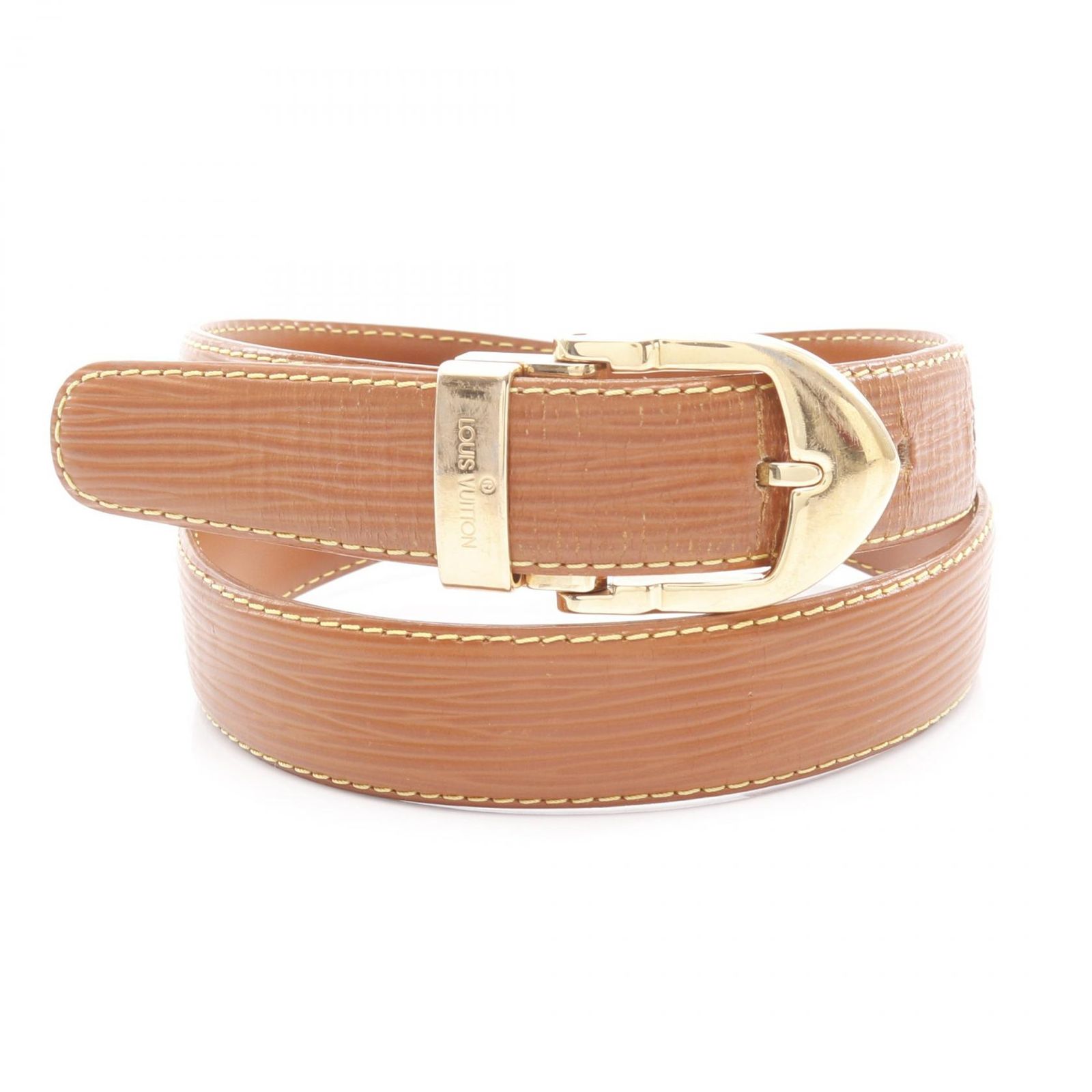 ルイ ヴィトン LOUIS VUITTON ベルト サンチュール クラシック エピ ジパングゴールド R15008 レザー ベルト レディース Used B