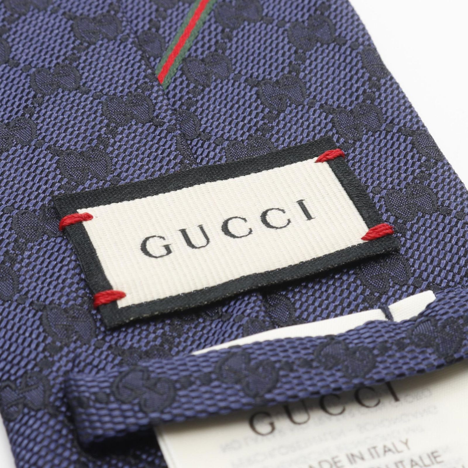 グッチ GUCCI ネクタイ AREND GGパターン 456522 パープル系 シルク