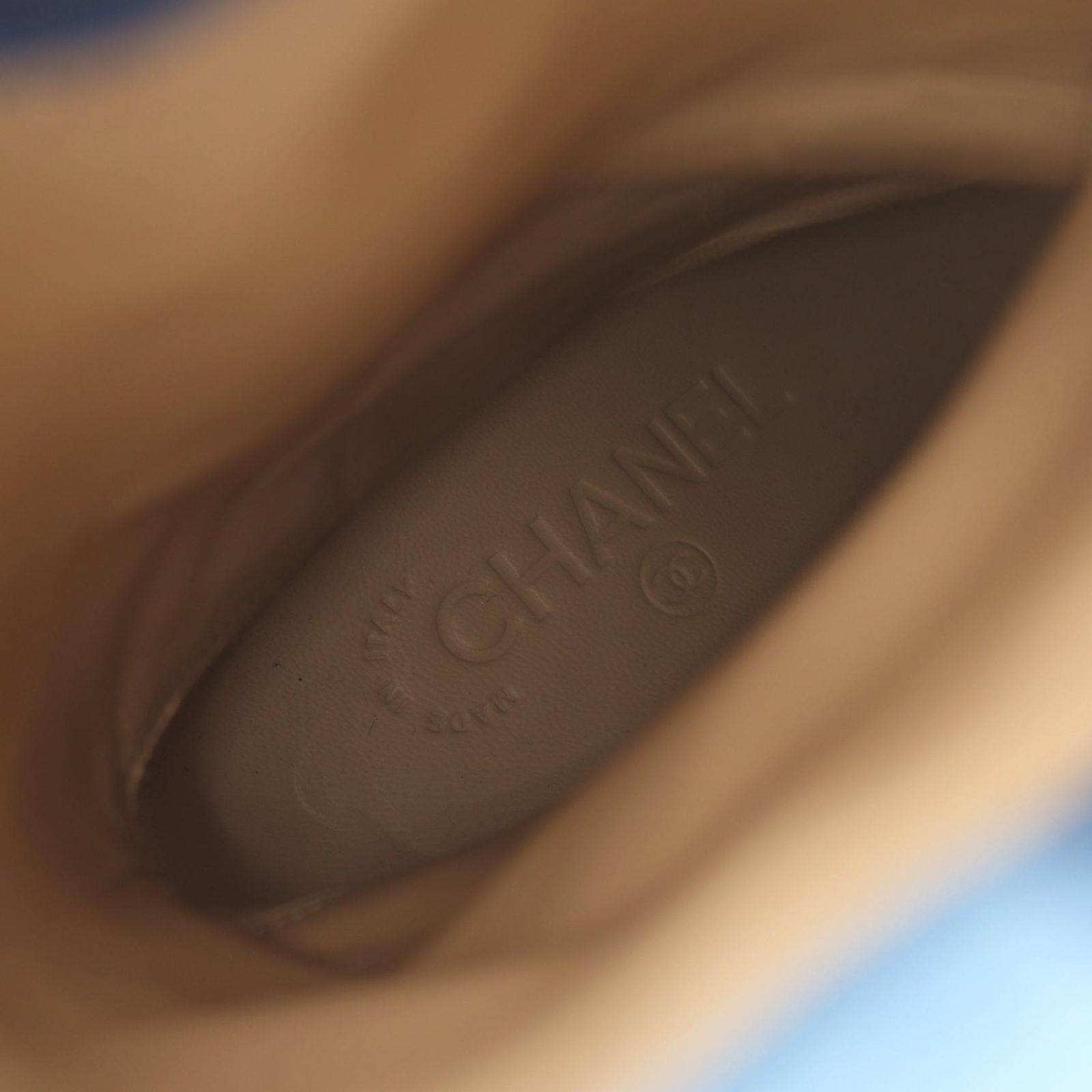 デニム ロングブーツ