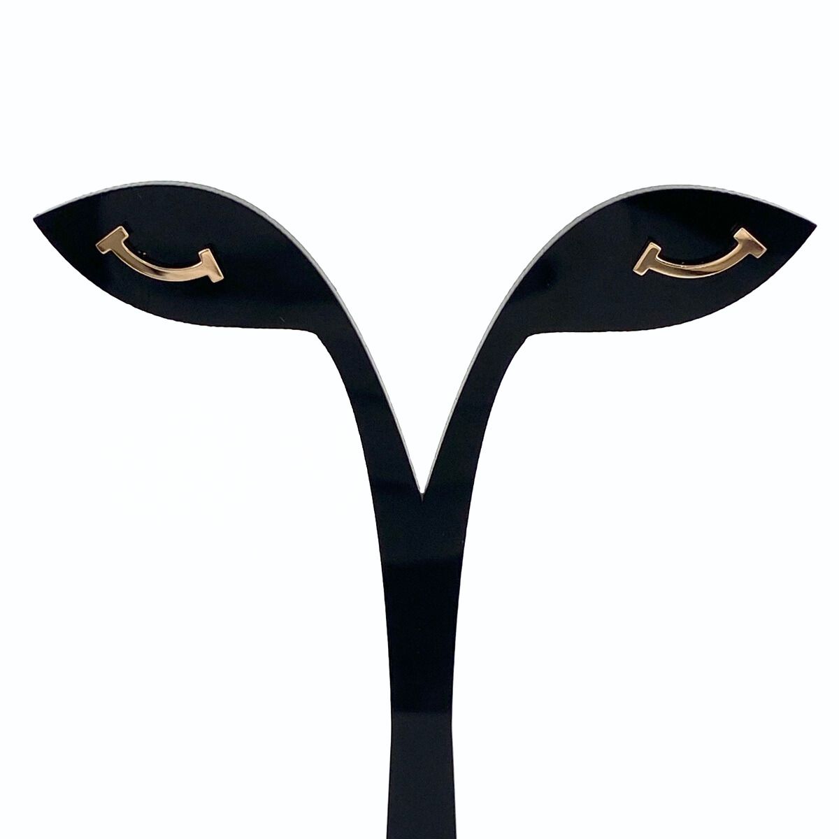 ティファニー TIFFANY-Co. Tスマイル ピアス PG ピンクゴールド ピアス 750 レディース