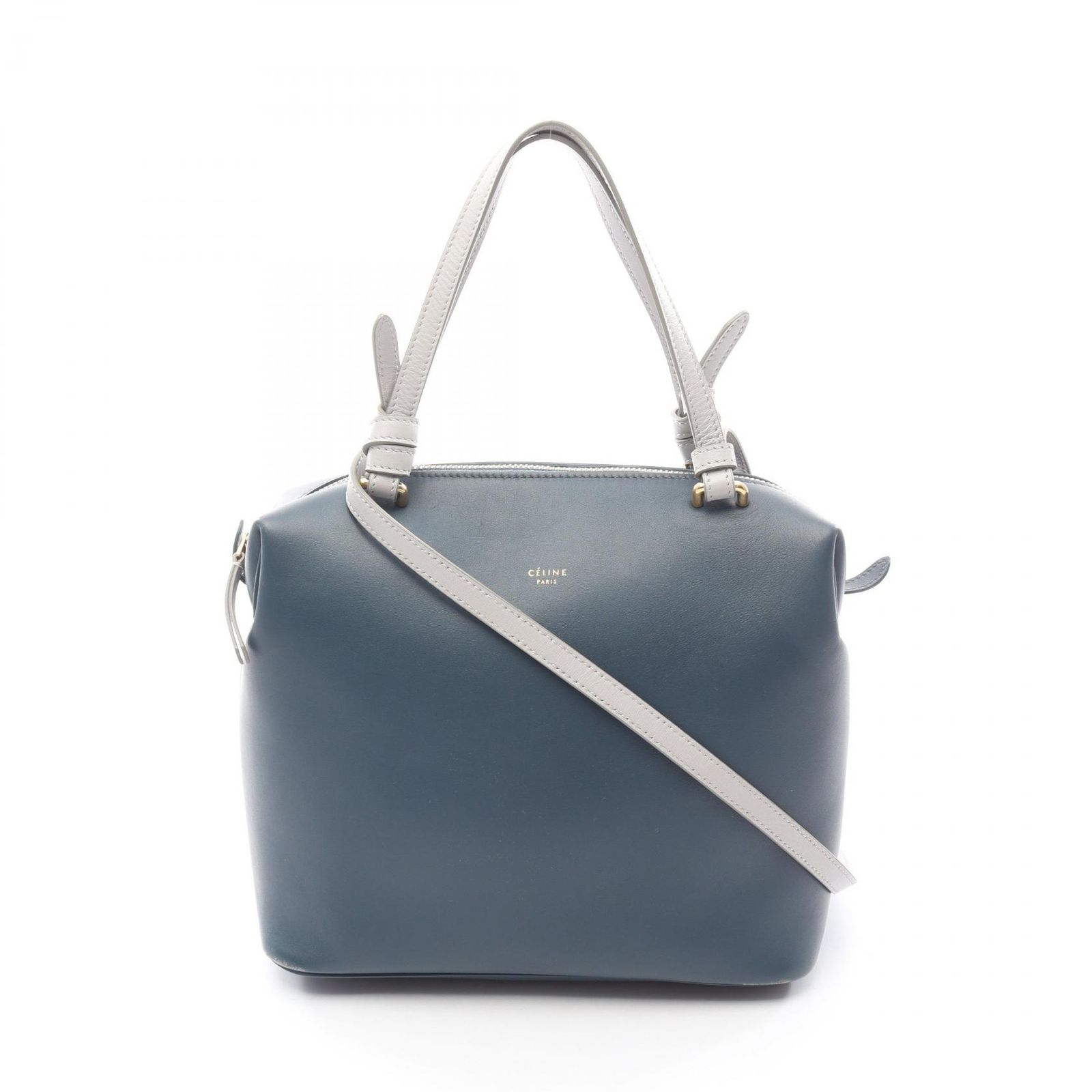 セリーヌ CELINE ショルダーバッグ スモール ソフトキューブ ブルー