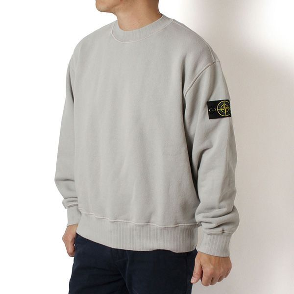 stone  スウェット 25AWモデル ストーンアイランド STONE ISLANDバッジワッペン付き