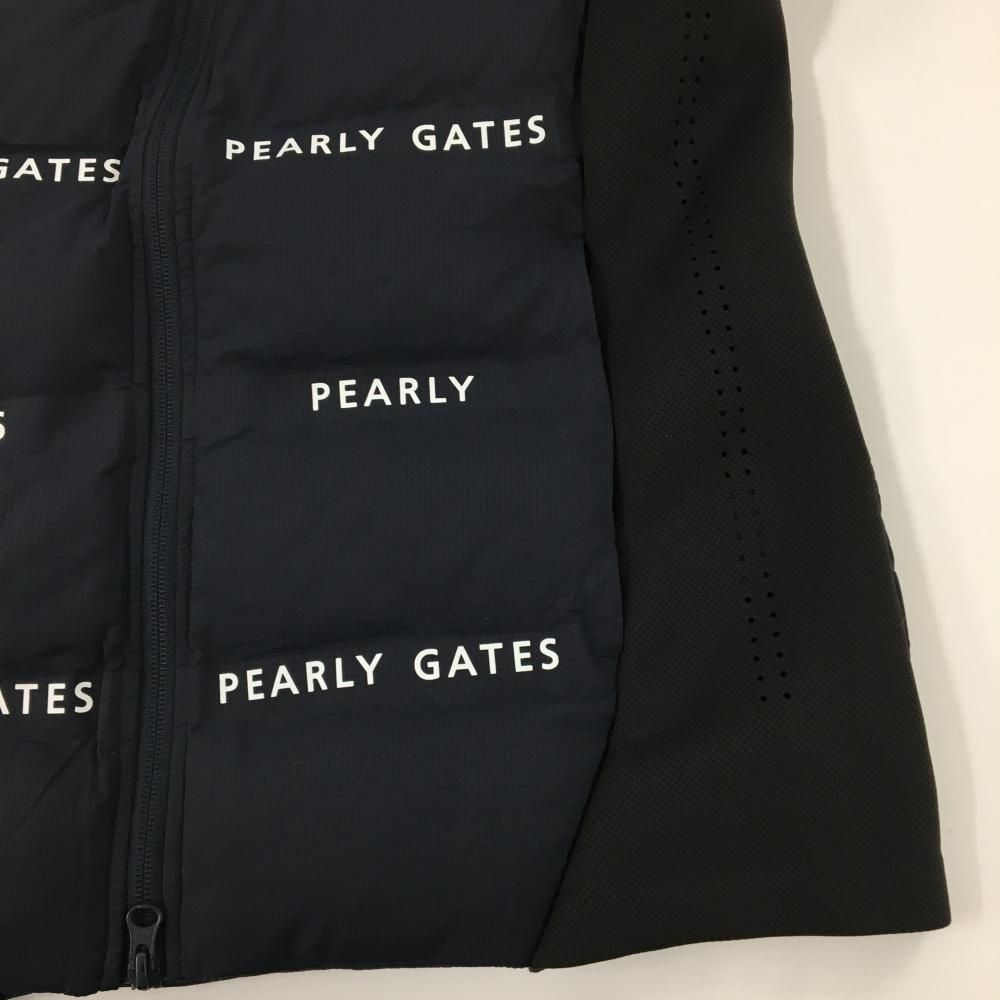 パーリーゲイツ ゴルフ 中綿 ジョガーパンツ 黒紺 総柄 冬 レディース