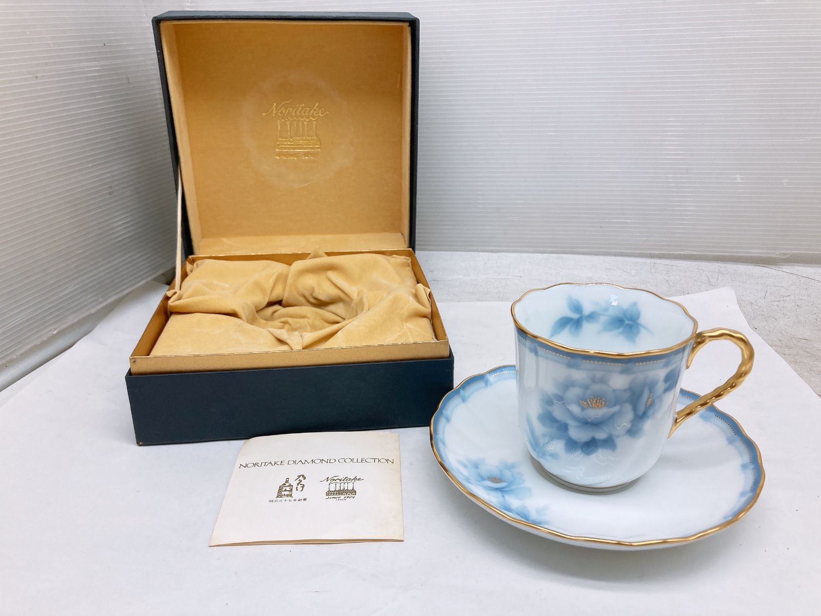 Noritake 未使用 ノリタケ ダイヤモンドコレクション レゾナンスブルー 