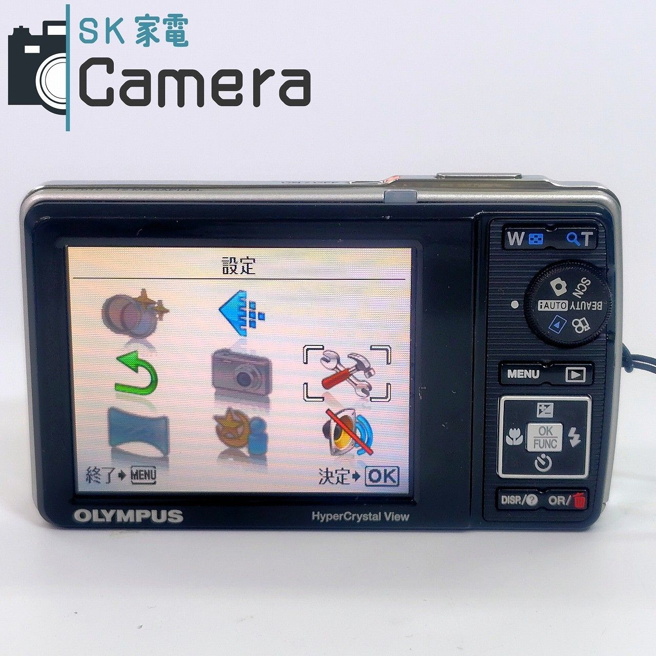中古】 OLYMPUS μ-7010 コンパクトデジタルカメラ オリンパス 電池 