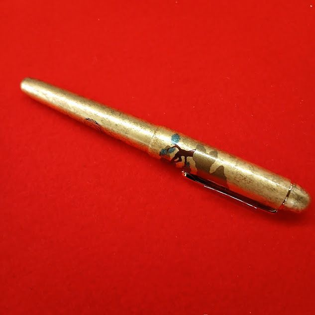 セーラー 万年筆 SAILOR センチュリー金沢箔松虎 太字 万年筆