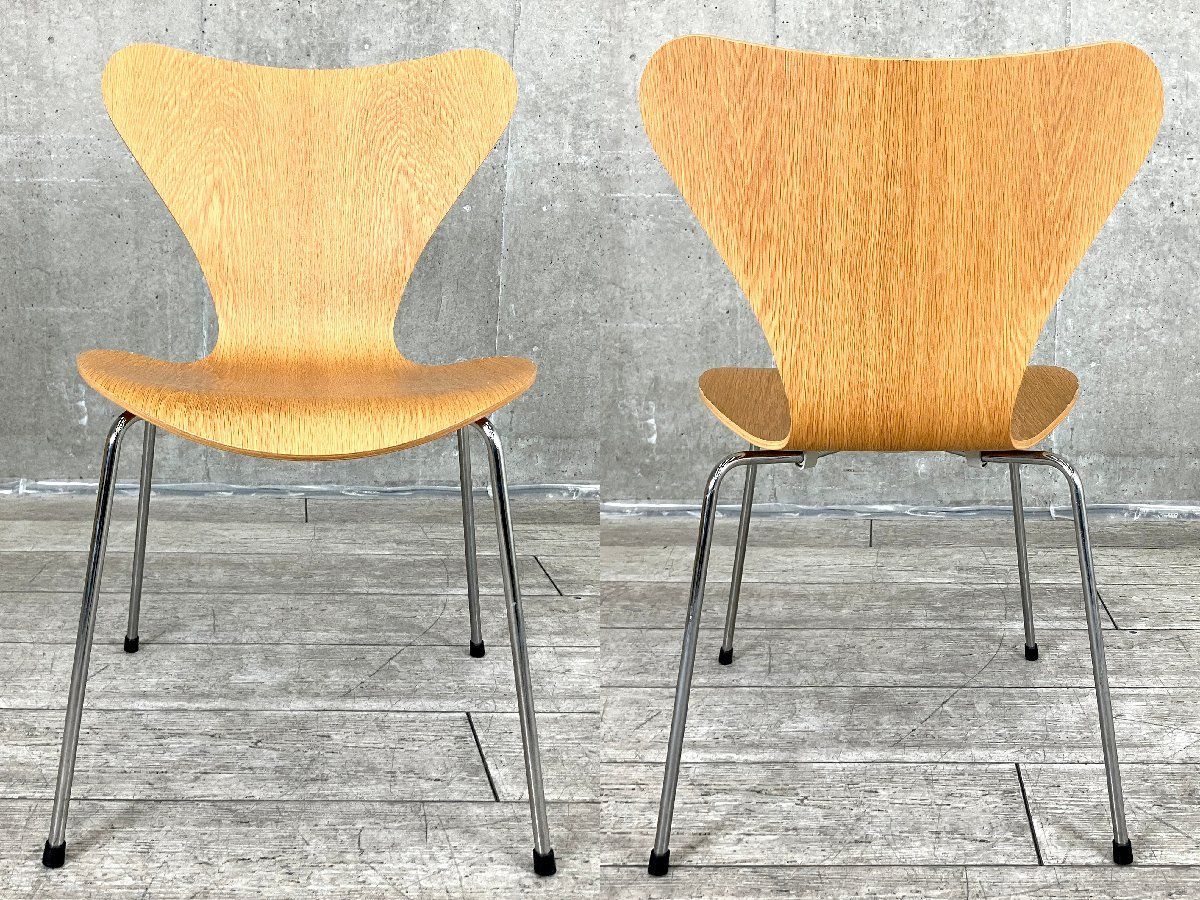B Fritz Hansen フリッツハンセン セブンチェア オーク 北欧 ヤコブセン