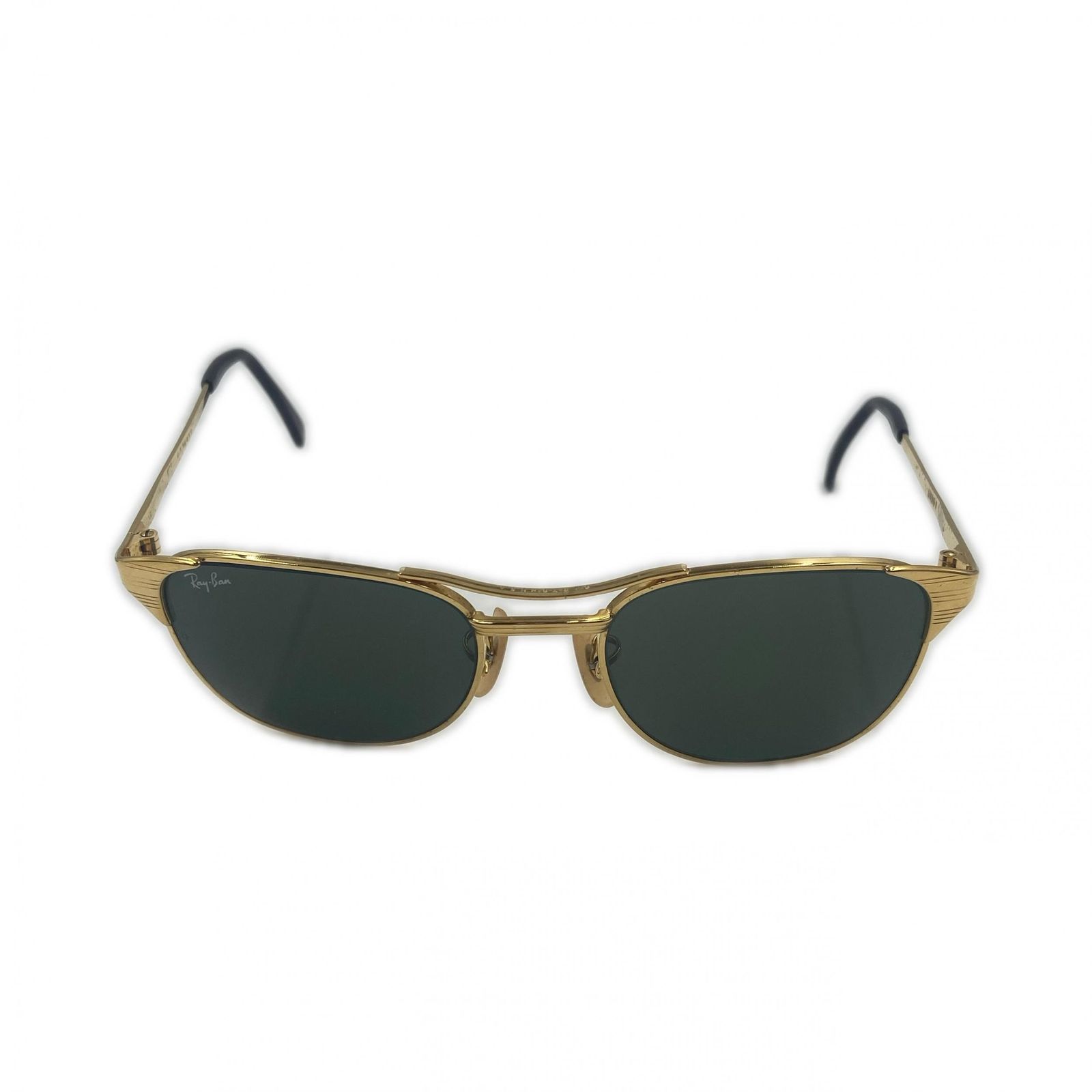 Ray-Ban レイバン ヴィンテージサングラス Bu0026L社 signetサングラス メンズ プラスチック ゴールド ブラック 中古 Bu0026L レイバン ボシュロム Ray ビンテージ Ray-Banレイバン1⁄30