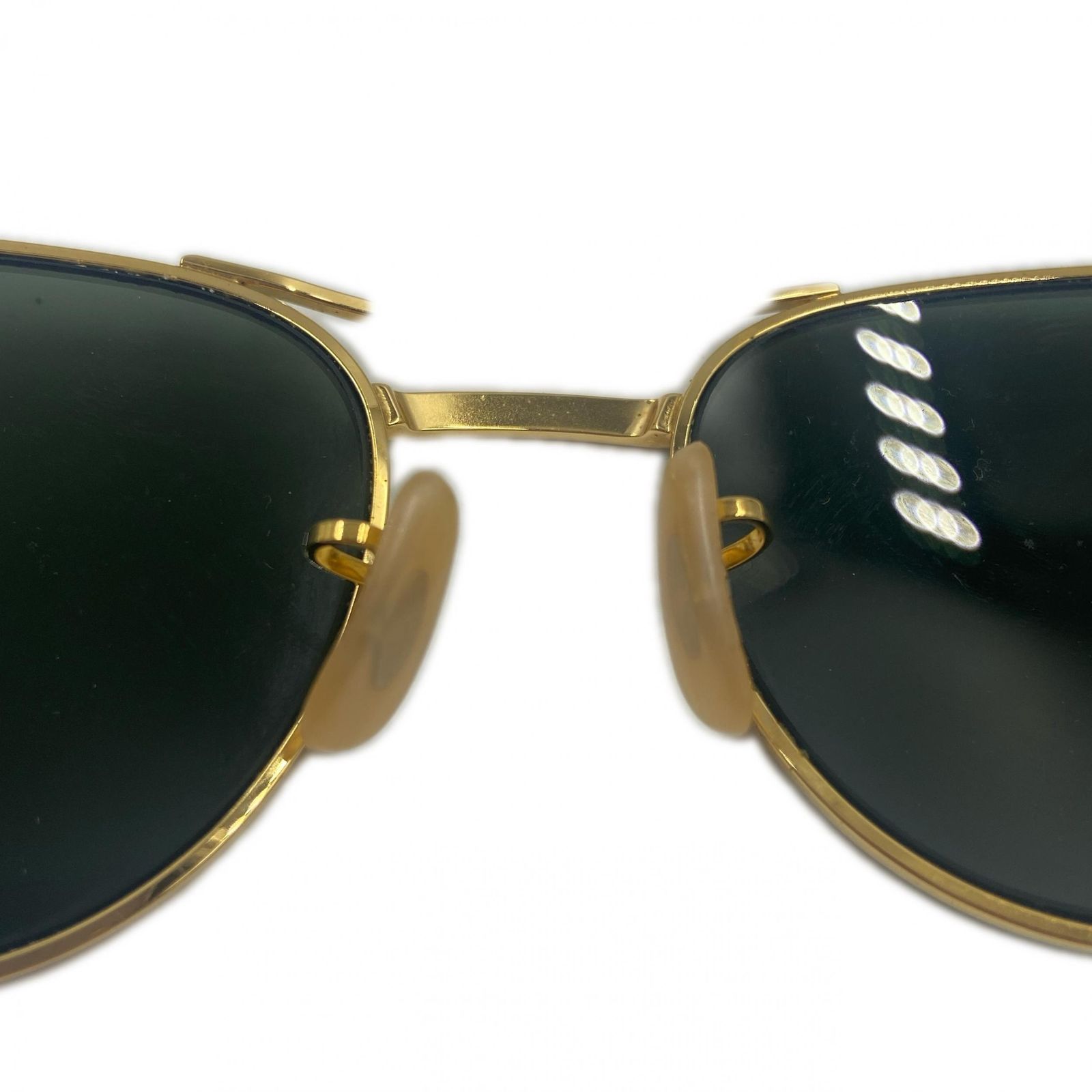 Ray-Ban レイバン ヴィンテージサングラス Bu0026L社 signetサングラス メンズ プラスチック ゴールド ブラック 中古 Bu0026L レイバン ボシュロム Ray ビンテージ Ray-Banレイバン1⁄30