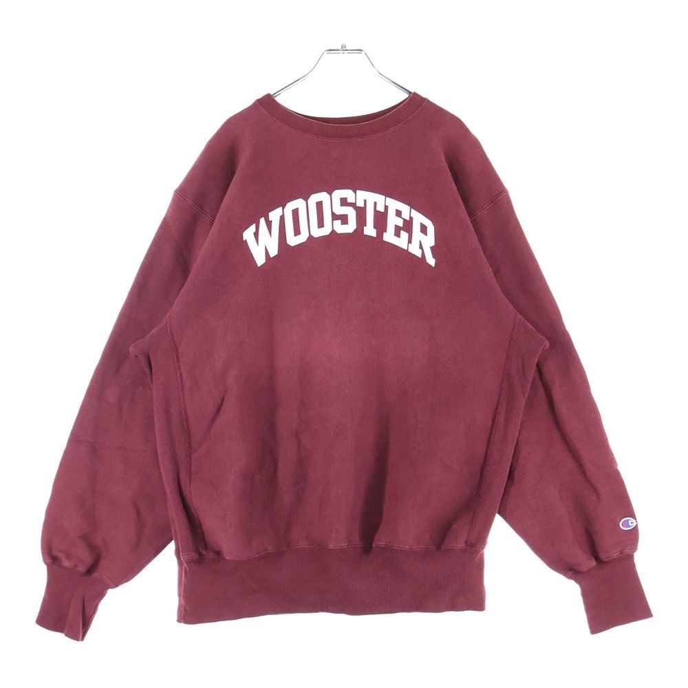 CHAMPION (チャンピオン) 90S VINTAGE REVERSE WEAVE WOOSTER SWEATSHIRT ヴィンテージ リバースウィーブ ウースター メキシコ製 スウェットトレーナー レッド