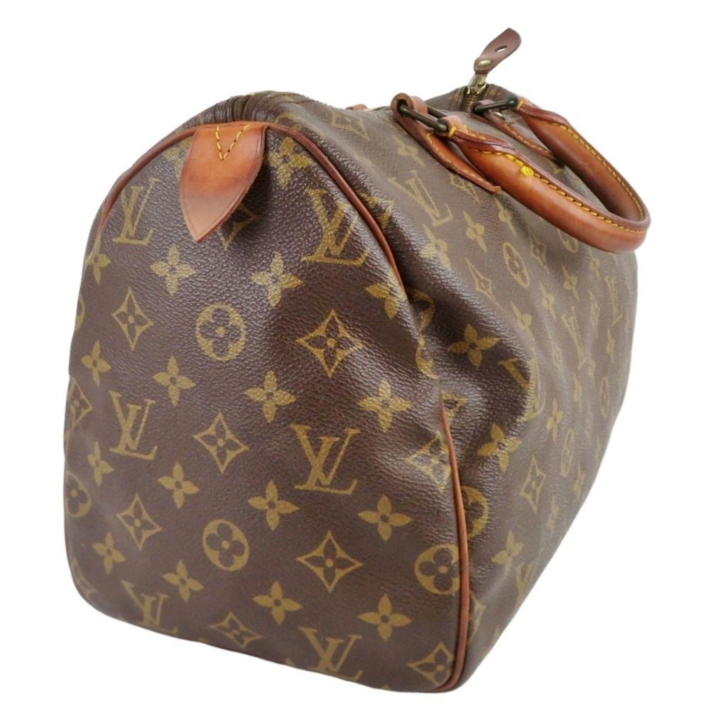 LOUIS VUITTON ルイヴィトン SPEEDY30 スピーディ30 モノグラム ハンドバッグ ミニボストン フランス製 パドロック 南京錠 rk10372
