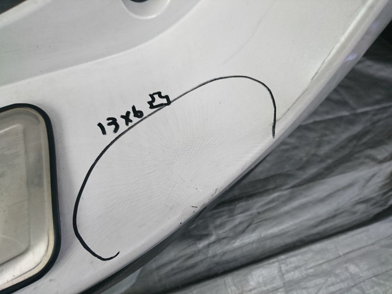 SK9 フォレスター リアバンパー パール 19244