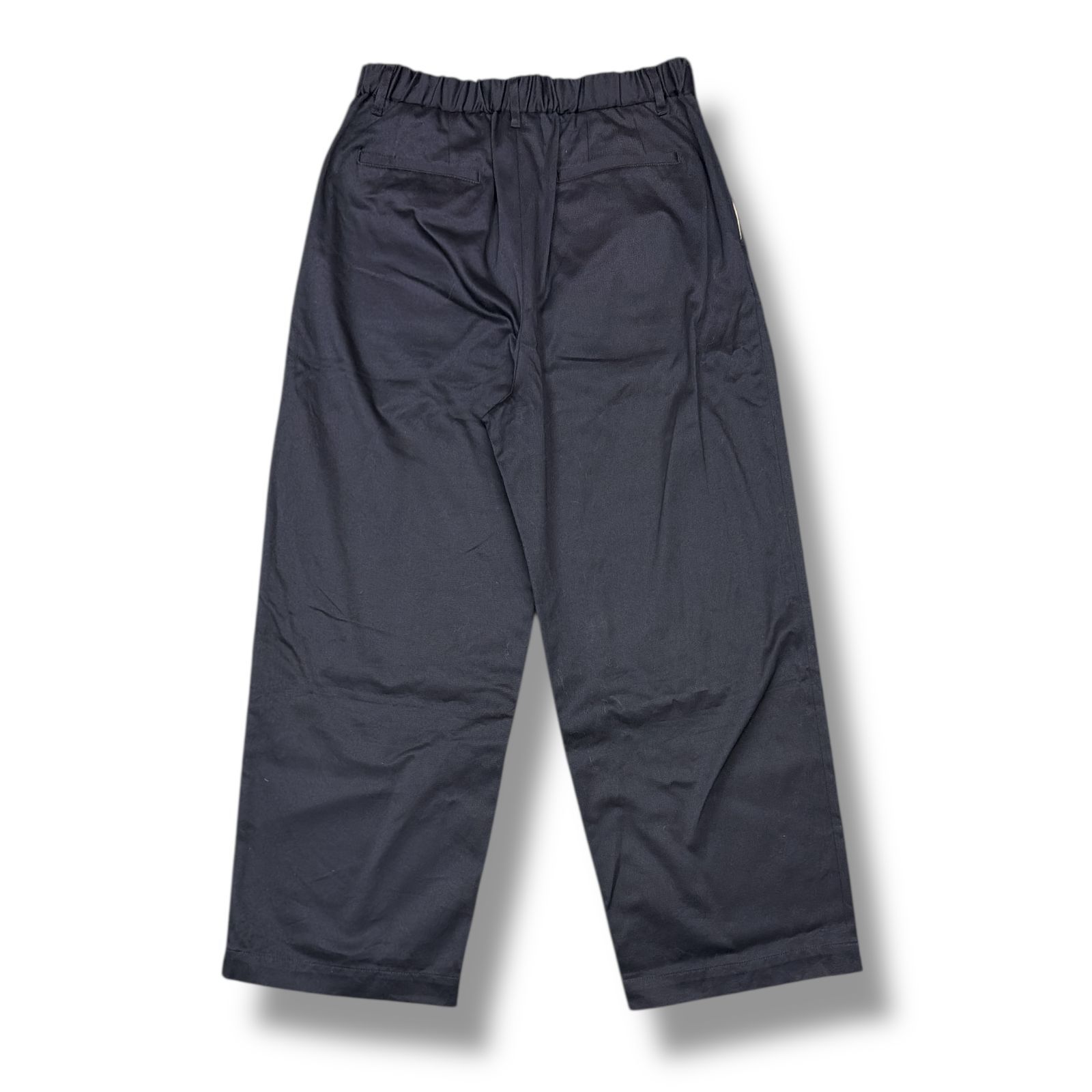 参考上代26400円 Graphpaper 24 AW Westpoint Chino Wide Straight Trousers チノワイド ストレート トラウザー チノパン スラックス グラフペーパー ネイビー GM 243-40069 B 1 1566 M 7