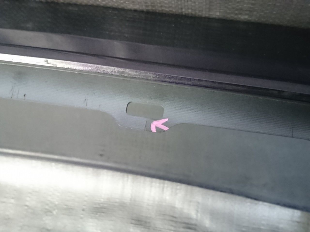 リアバンパー ムラサキ