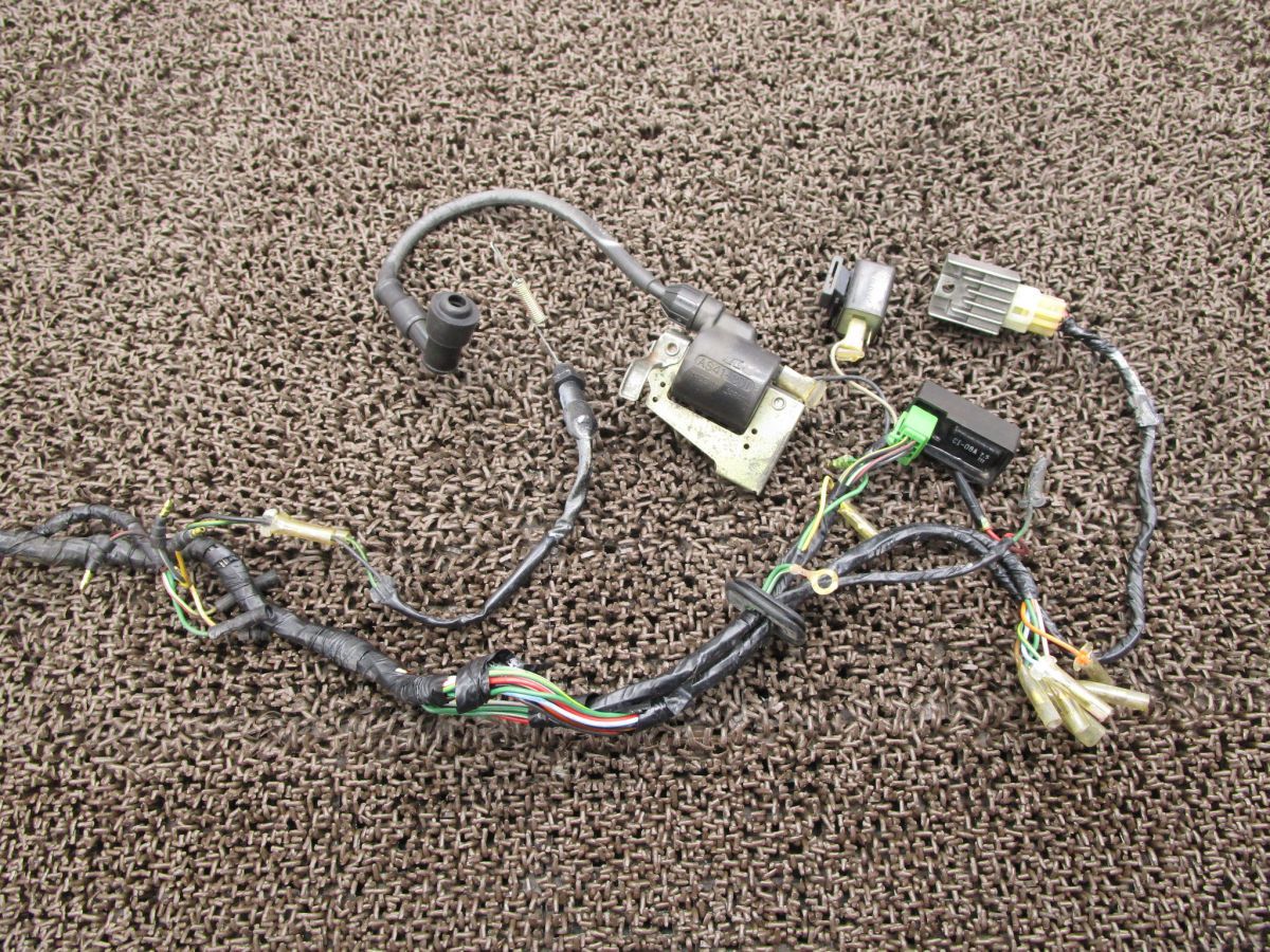 シャリー50 メインハーネス A7368 CDI レギュレター イグニッションコイル CF50 ホンダ CF50E CHALY キャブ車 12V BRIGHTFACE_UK