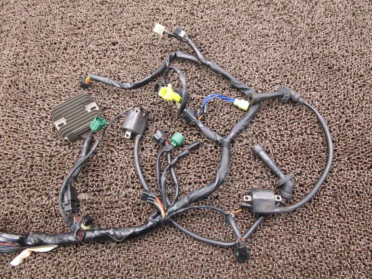 SV1000S メインハーネス A7262 イグナイター レギュレター イグニッションコイル VT54A スズキ T508 動画有 FI インジェクション BRIGHTFACE_UK