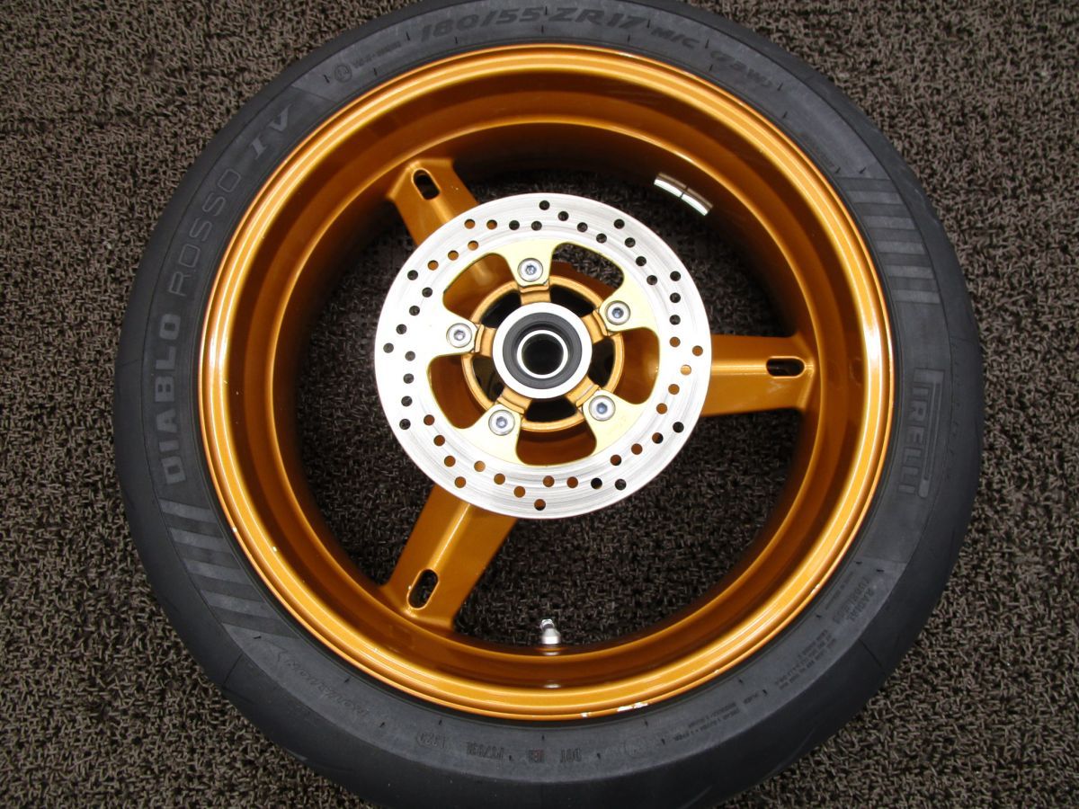 SV1000S リアホイール ディスク □A7250 VT54A スズキ T508 動画有 FI インジェクション