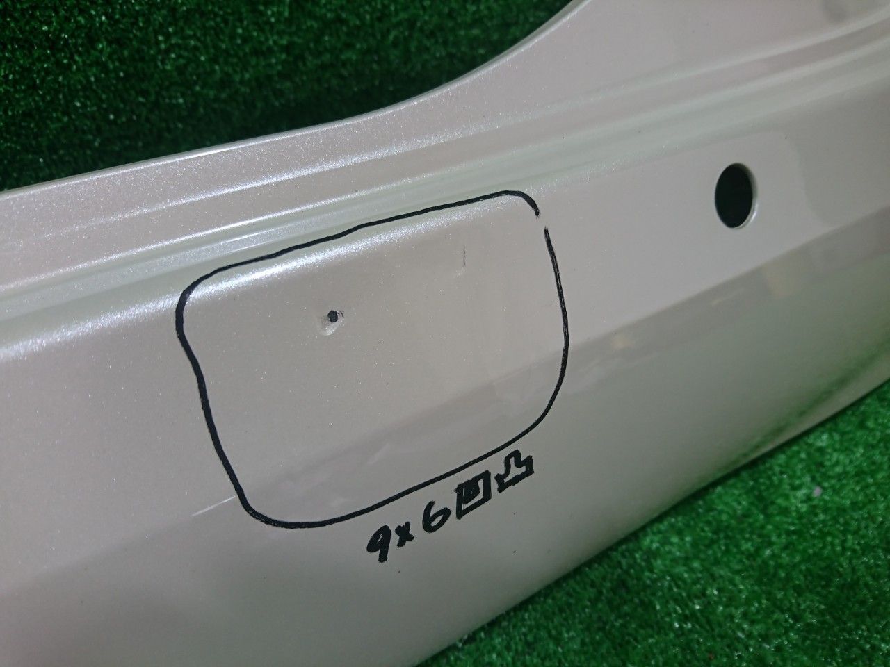 JF3 NBOX リアバンパー ベージュ YR644P 19284