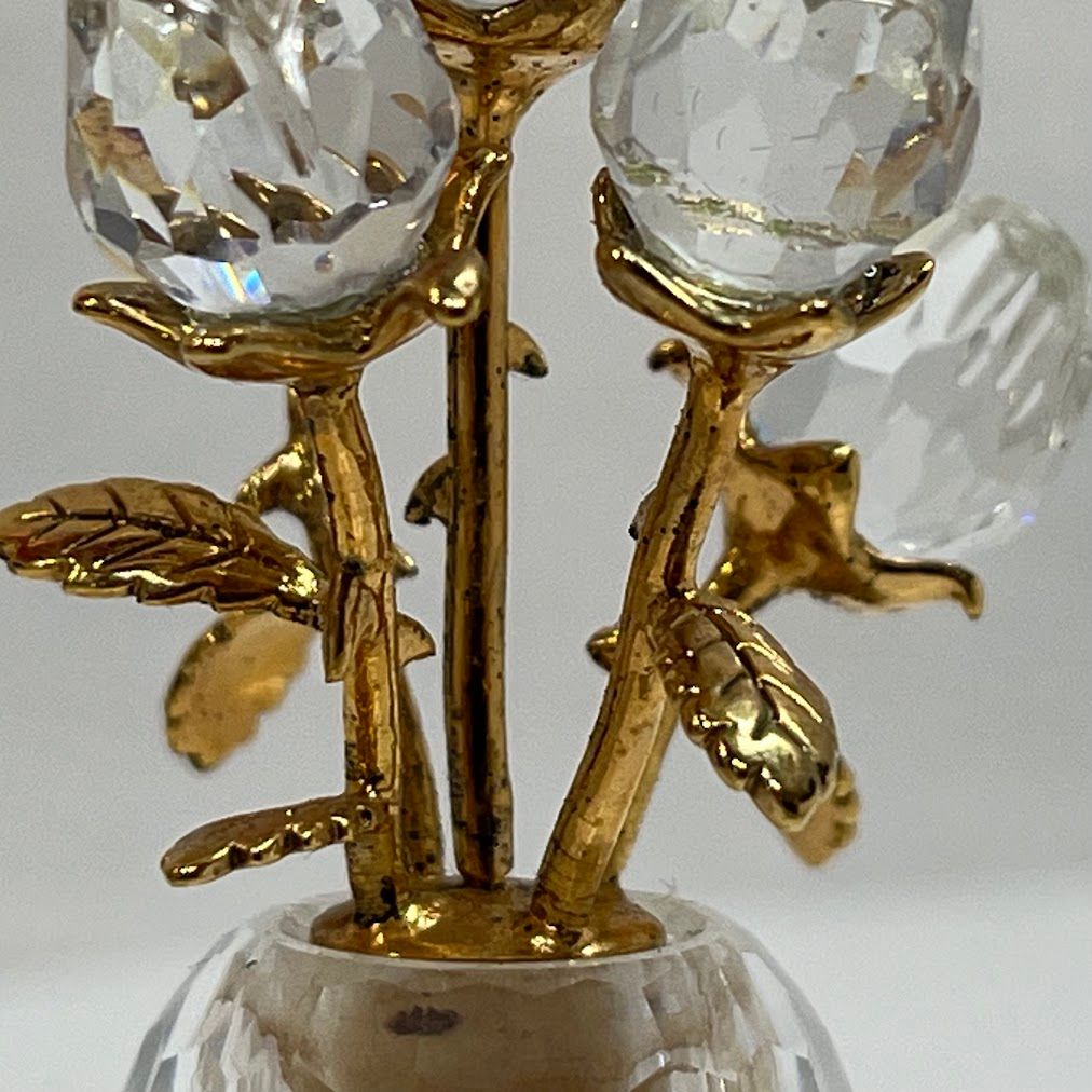 スワロフスキー クリスタルクリアローズ