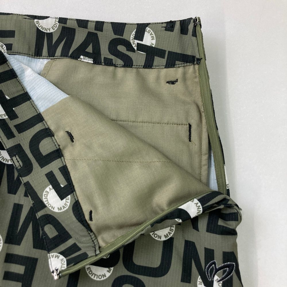 サイズ 0 MASTER BUNNY EDITION マスターバニーエディション モデル ストレッチスカート ロゴ柄 カーキ系 240101491339 ゴルフウェア レディース ストスト LLC-HASEGAWATOSO_COM