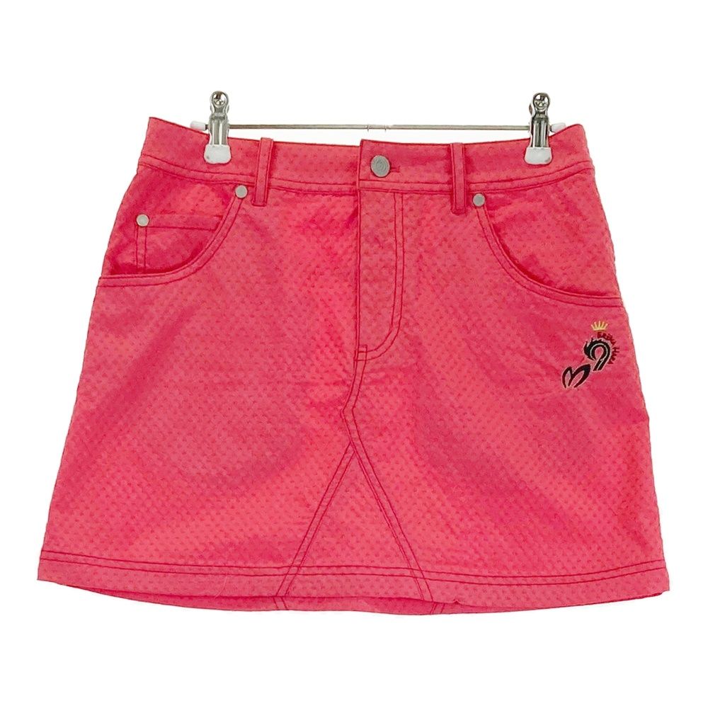 サイズ 1 MASTER BUNNY EDITION マスターバニーエディション モデル 15周年 ストレッチスカート ピンク系 240101505500 ゴルフウェア レディース ストスト