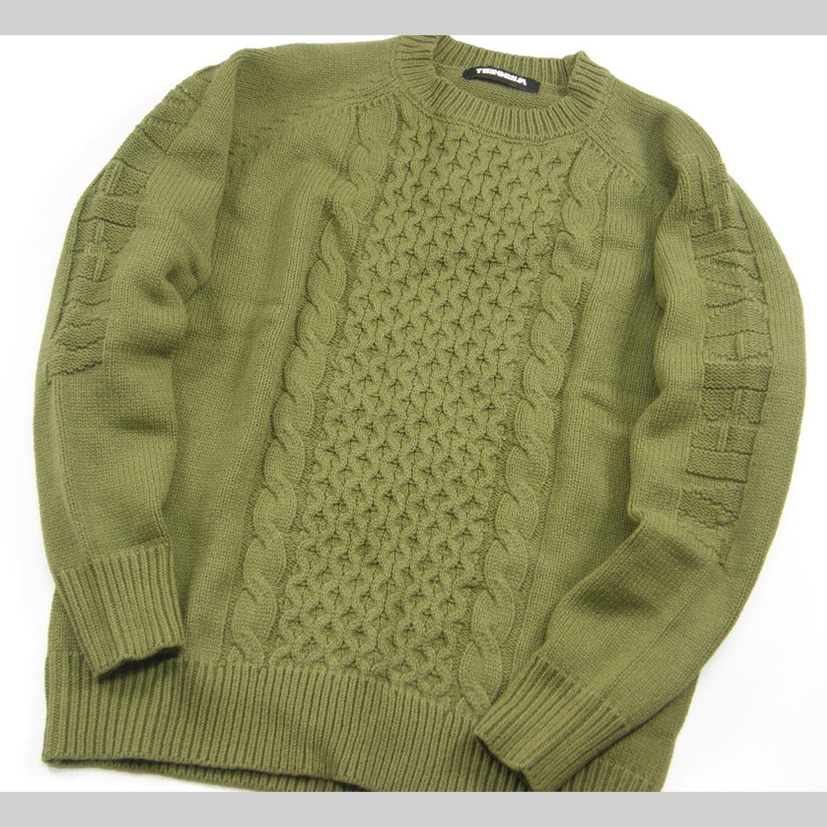 GOLFICKERS × TANGRAM KNIT GREEN TGA-MN13