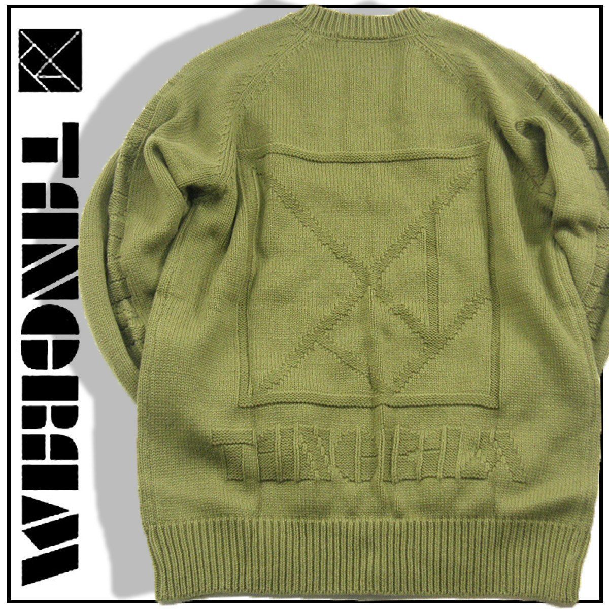 GOLFICKERS × TANGRAM KNIT GREEN TGA-MN13