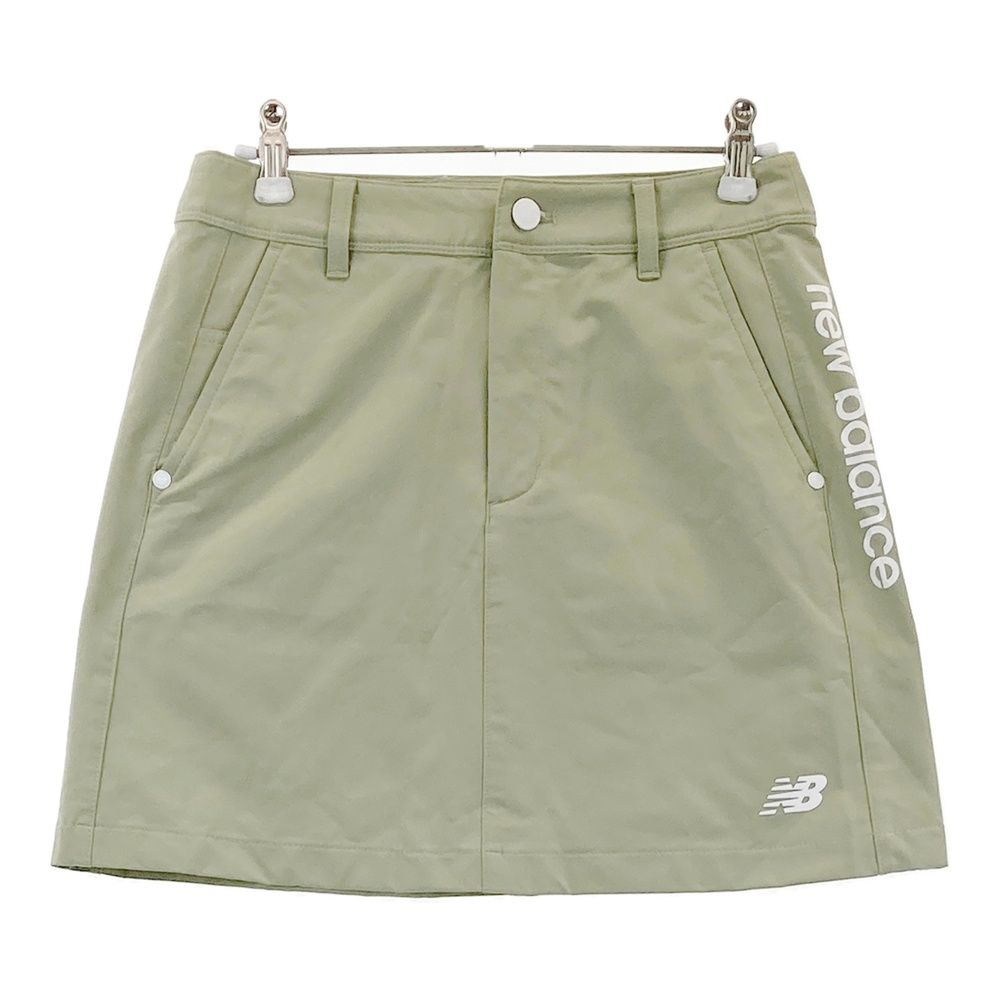 サイズ 0 NEW BALANCE GOLF ニューバランス モデル スカート ロゴプリント グリーン系 240101545073 ゴルフウェア レディース ストスト