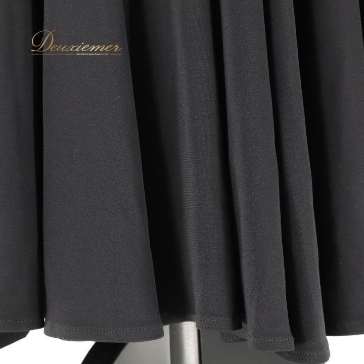 社交ダンス 衣装 ドレス ワンピース 黒 インザムード in the MOOD 無地 ブラック系 レース 長袖 パーティ 発表会 上品 きれい フォーマル ダンス衣装 おしゃれ パーティードレス 発表会ドレス レディース シンプル