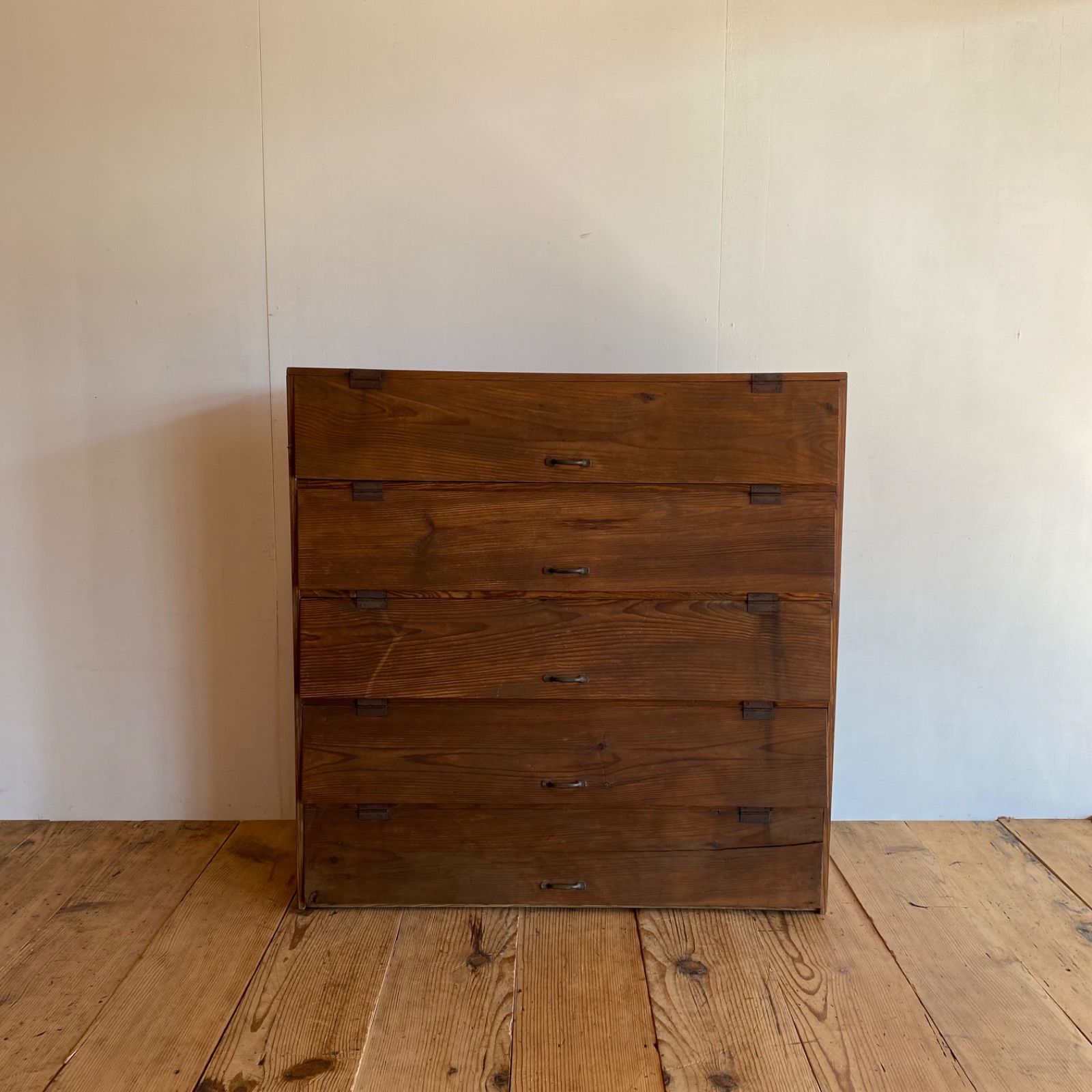 アンティーク パタパタ棚 ラック 無垢材 食器棚 チェスト レトロ y222