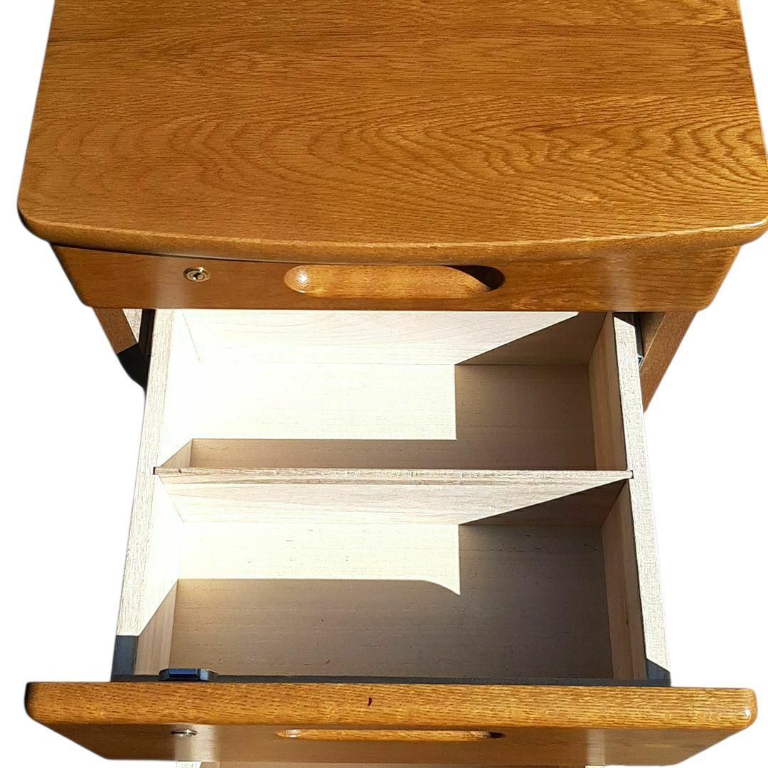 浜本工芸 袖机 No.2000デスクユニット 移動袖A キャスター 楽天市場  