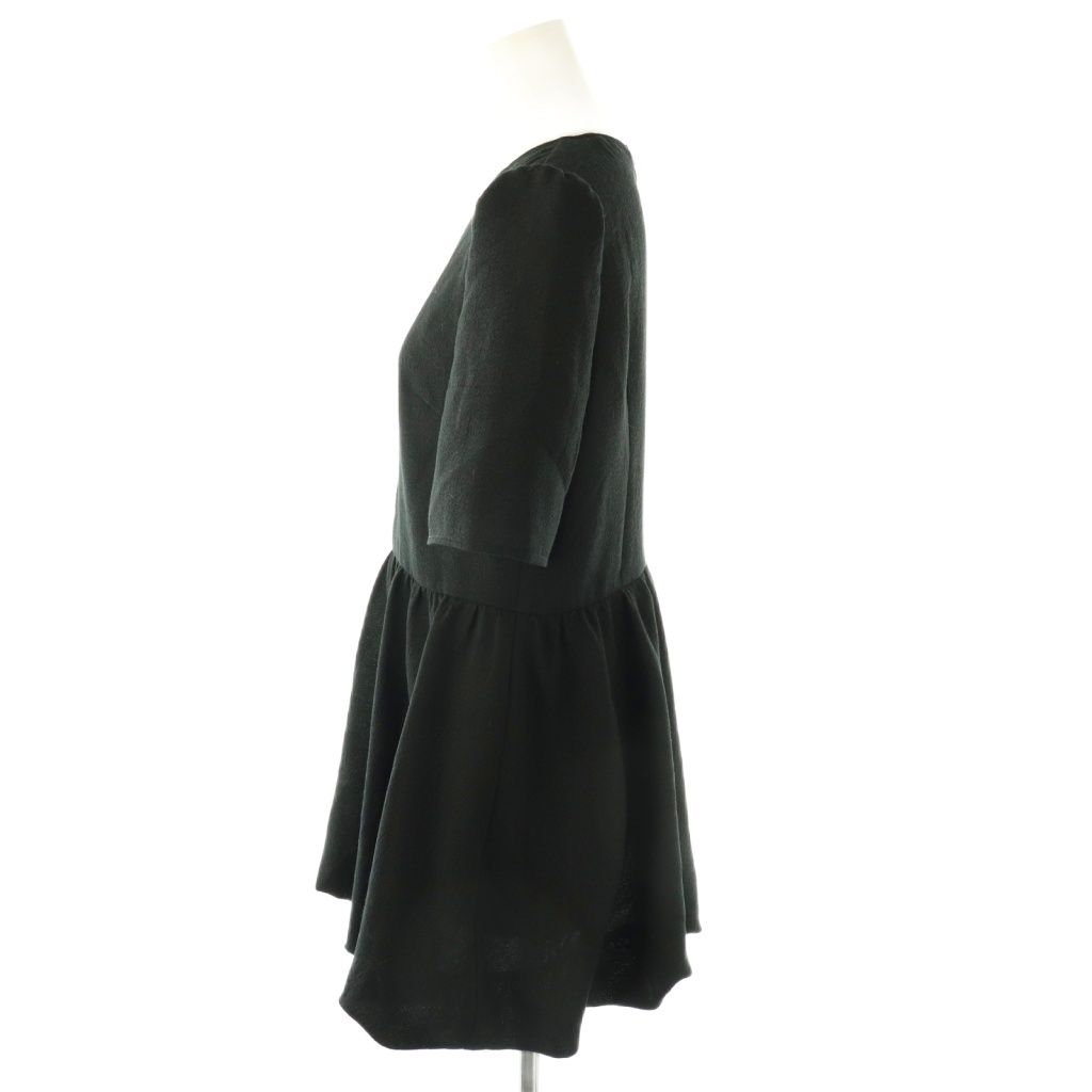 Aveniretoileジャガードペプラムブラウス 36 アベニールエト